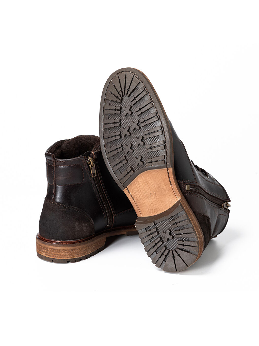 Kahverengi Erkek Bot 1179 011 WK-John May Orkut Suede Brown-4