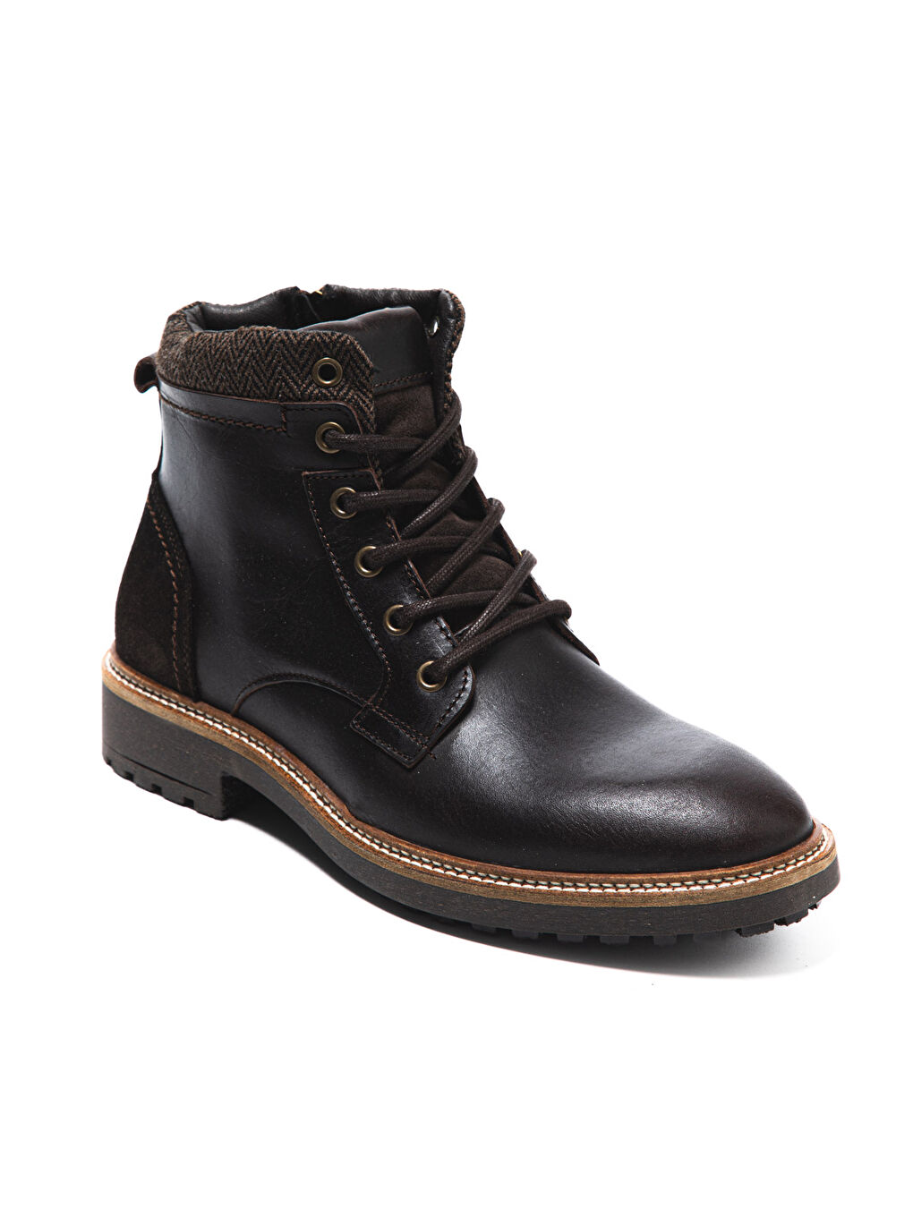 Kahverengi Erkek Bot 1103/GL 015 WK-John May Lth+Suede+NewSplit Brown-1