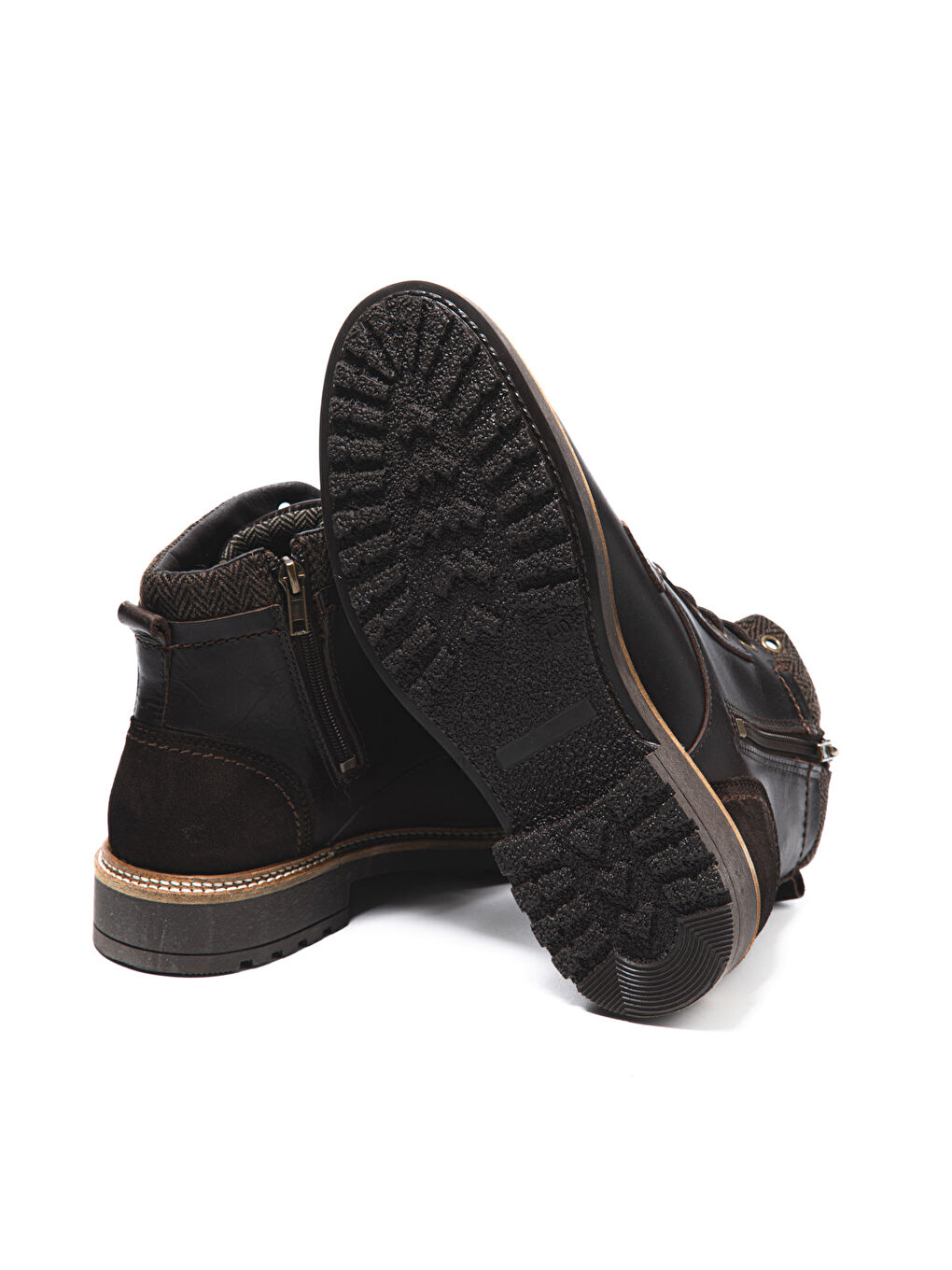 Kahverengi Erkek Bot 1103/GL 015 WK-John May Lth+Suede+NewSplit Brown-4