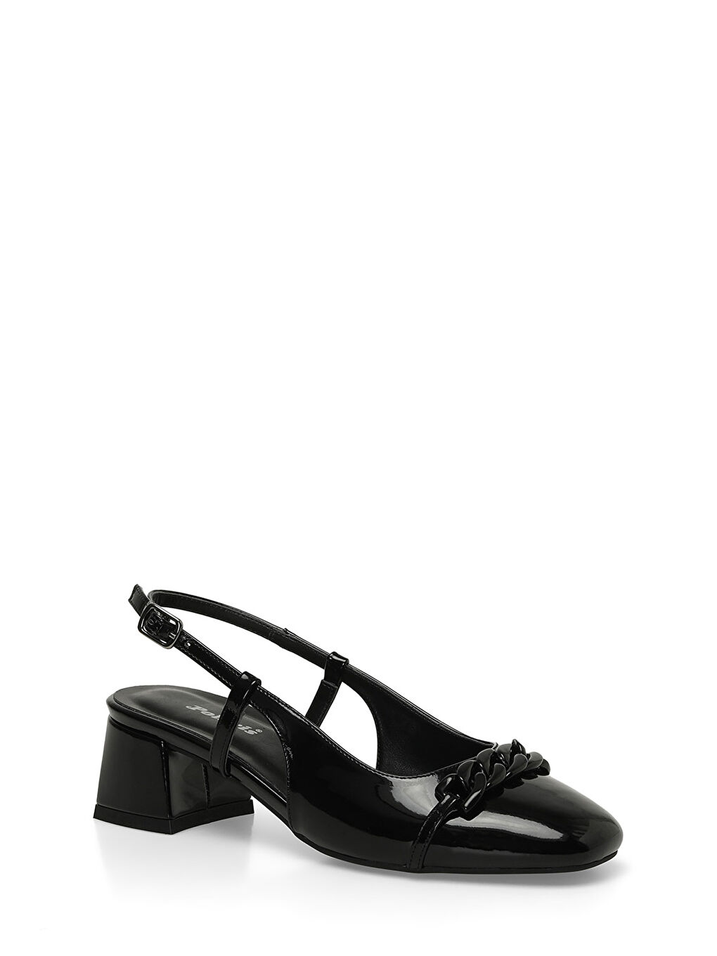 323044.Z 4FX Siyah Kadın Topuklu Ayakkabı-1