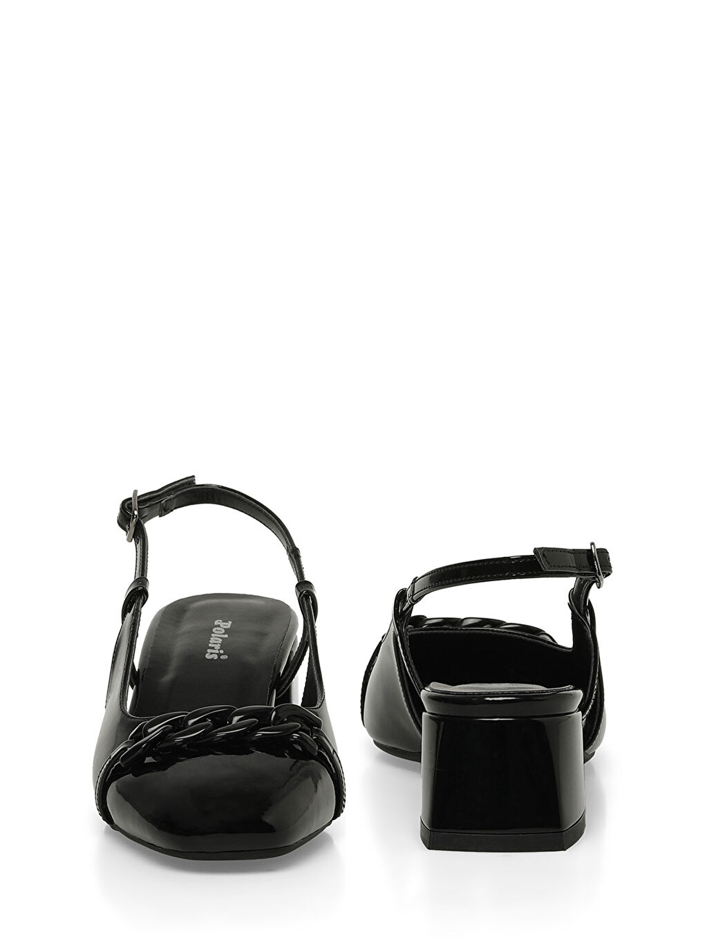 323044.Z 4FX Siyah Kadın Topuklu Ayakkabı-4