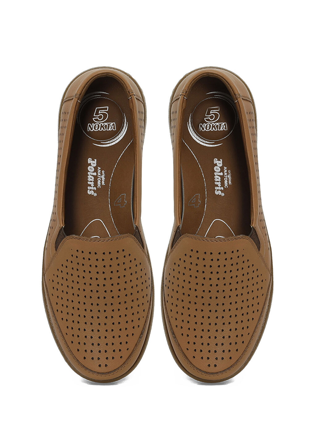 Kahverengi 105408.Z5FX Taba Kadın Düz Ayakkabı-3
