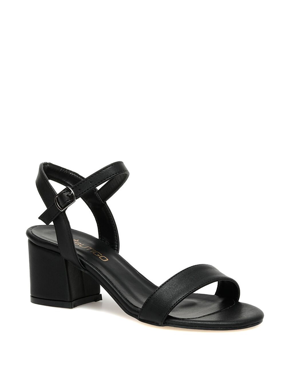 JONY 3FX Siyah Kadın Topuklu Sandalet-1