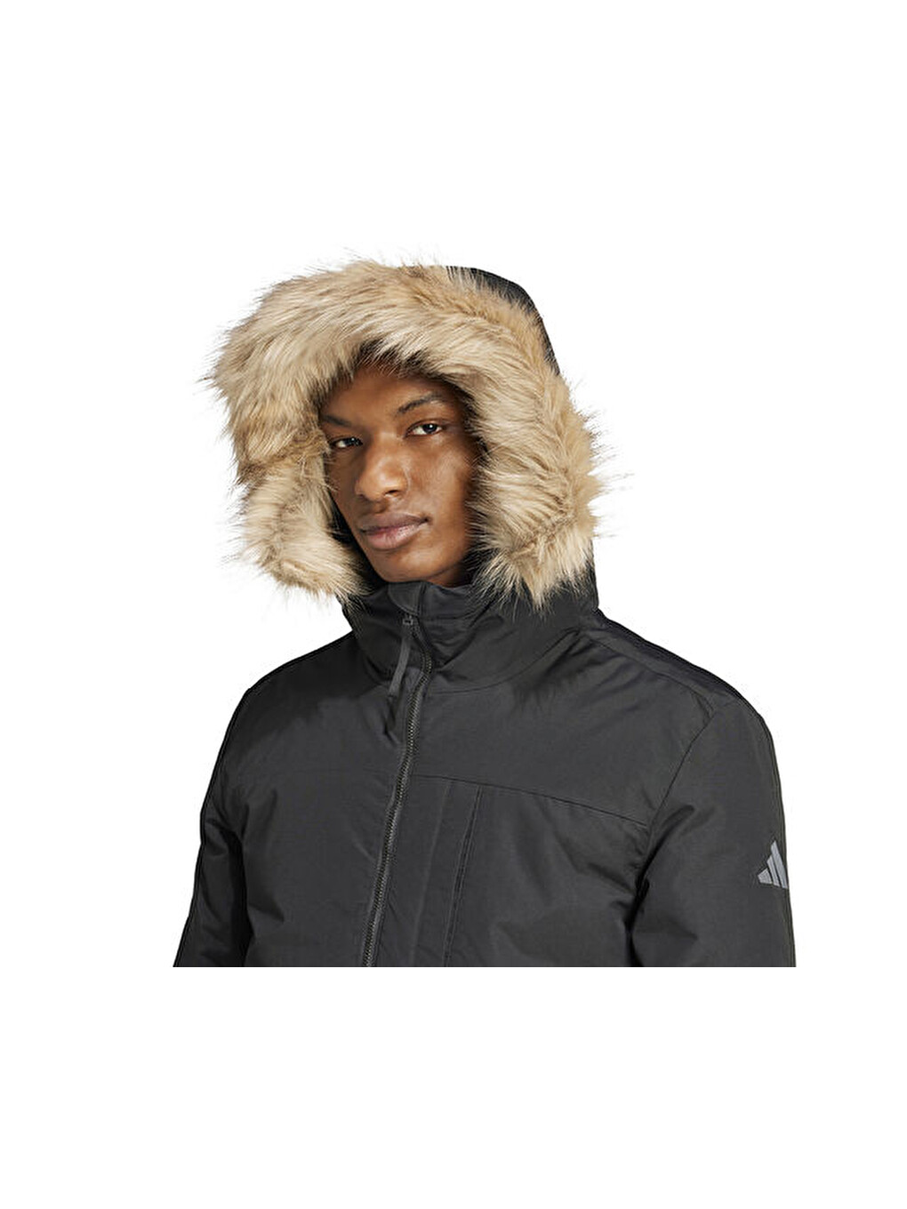 Paveric Fur Par Erkek Günlük Mont Ix8888 Siyah-4