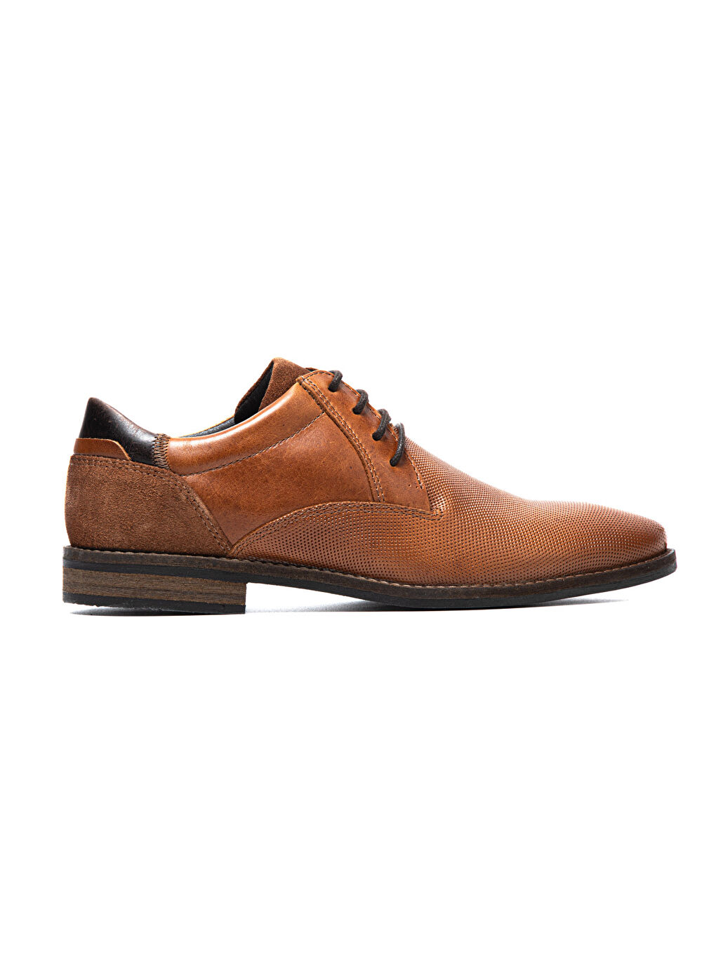 Kahverengi Erkek Oxford ( Klasik) 1154/A 010 WK-John May Orkut Suede Cognac
