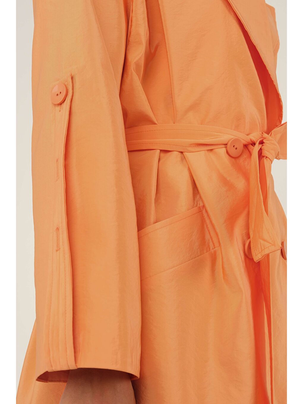 Turuncu Pearl Trençkot Kavun İçi-3