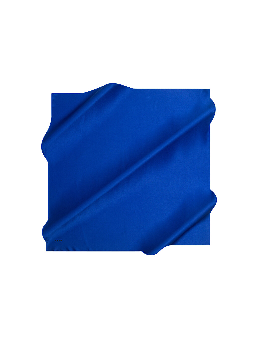 Saks Mavi 90X90 Düz Twill Eşarp
