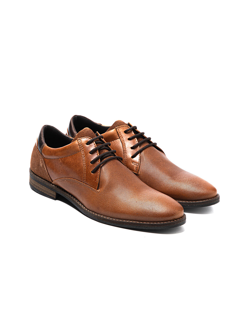 Kahverengi Erkek Oxford ( Klasik) 1154/A 010 WK-John May Orkut Suede Cognac-2