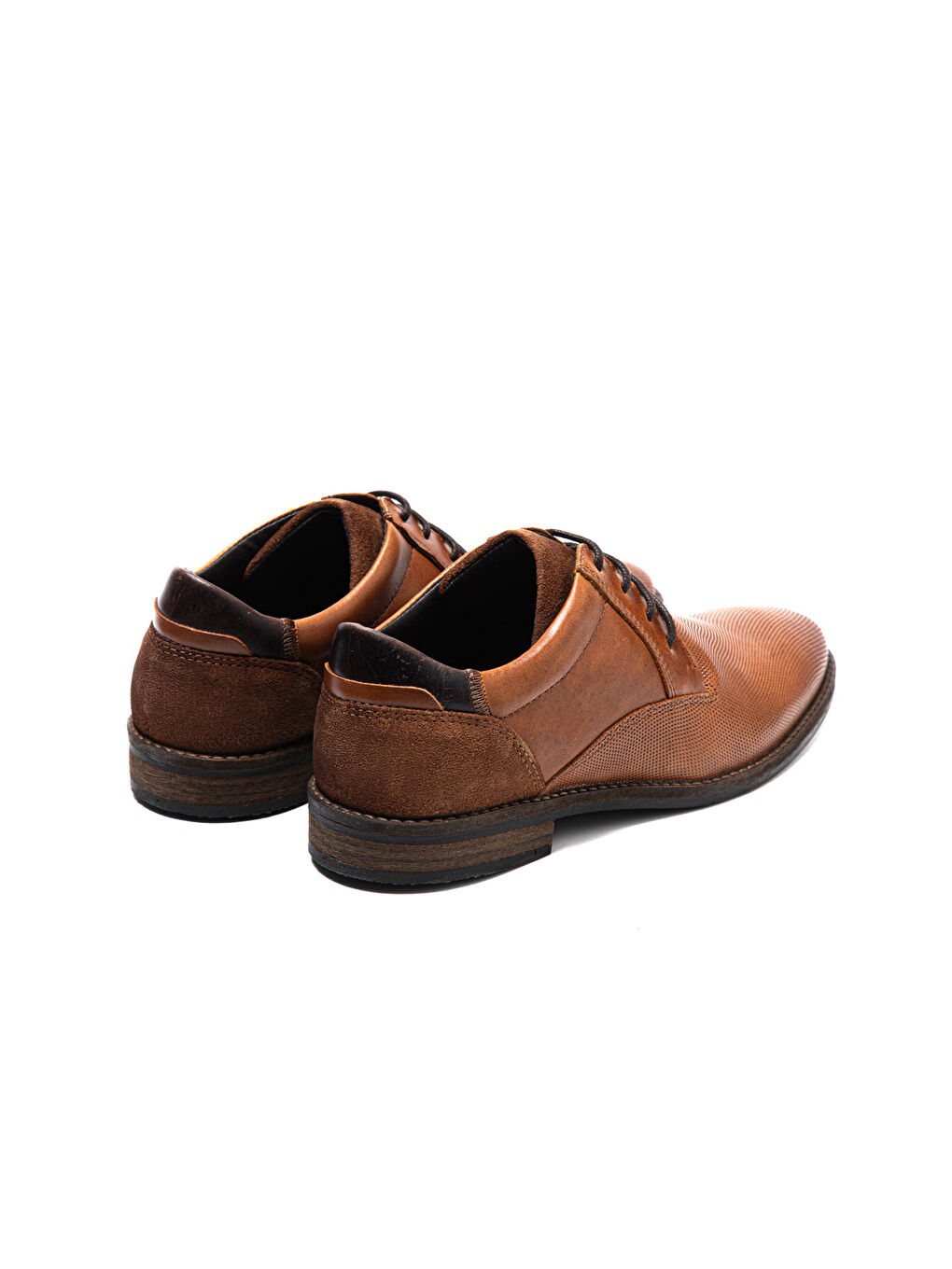 Kahverengi Erkek Oxford ( Klasik) 1154/A 010 WK-John May Orkut Suede Cognac-3