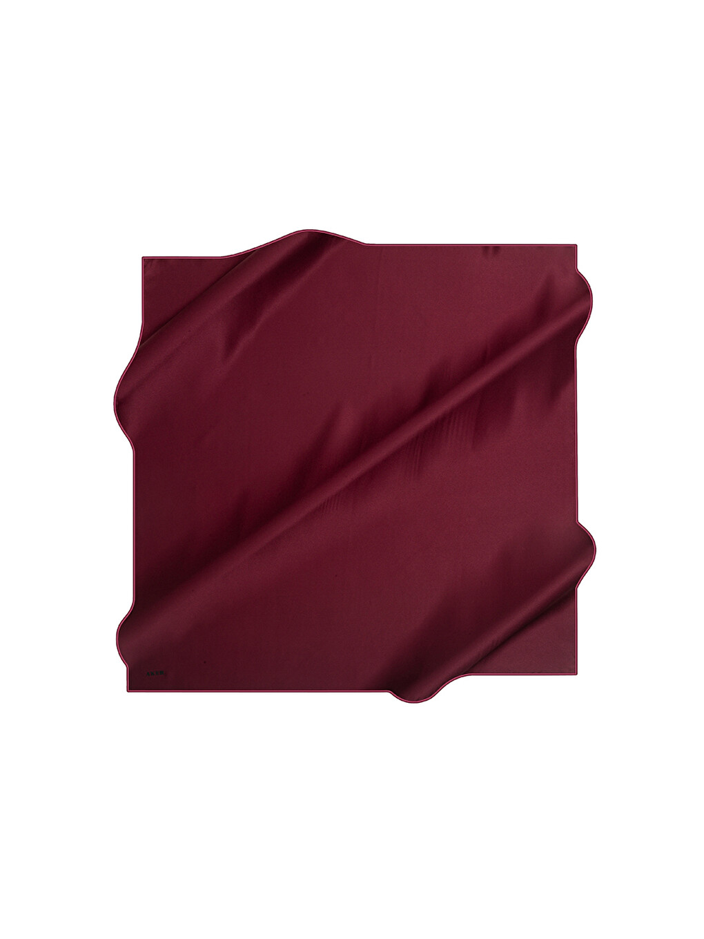 Bordo 90X90 Düz Twill Eşarp
