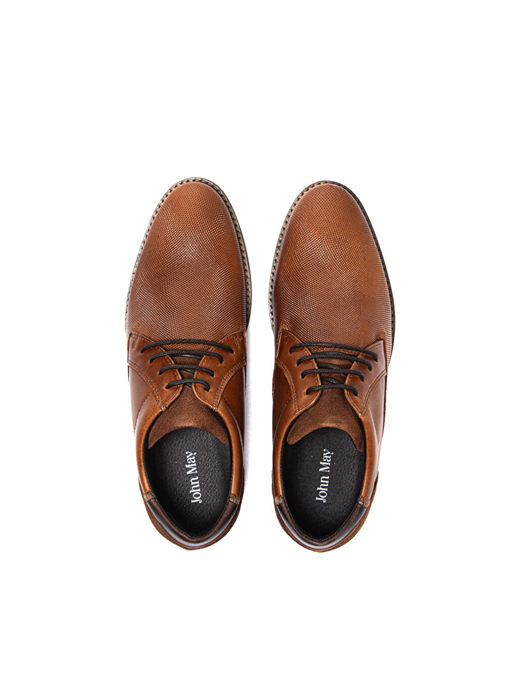 Kahverengi Erkek Oxford ( Klasik) 1154/A 010 WK-John May Orkut Suede Cognac-6