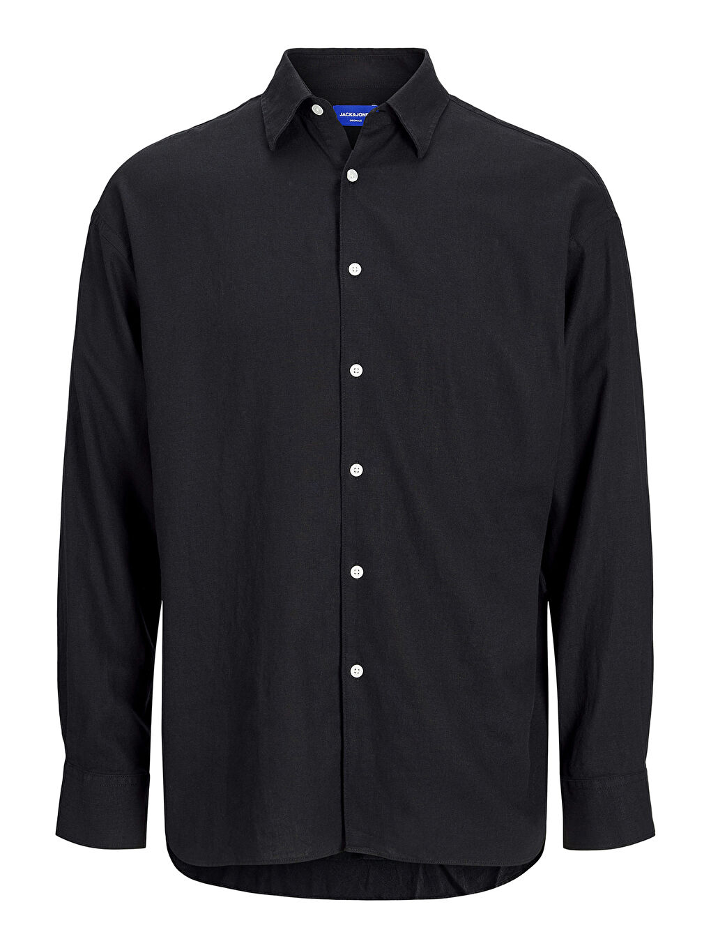 Siyah Originals Jorparos Pamuklu Oversize Uzun Kollu %100 Pamuk Gömlek 12271106