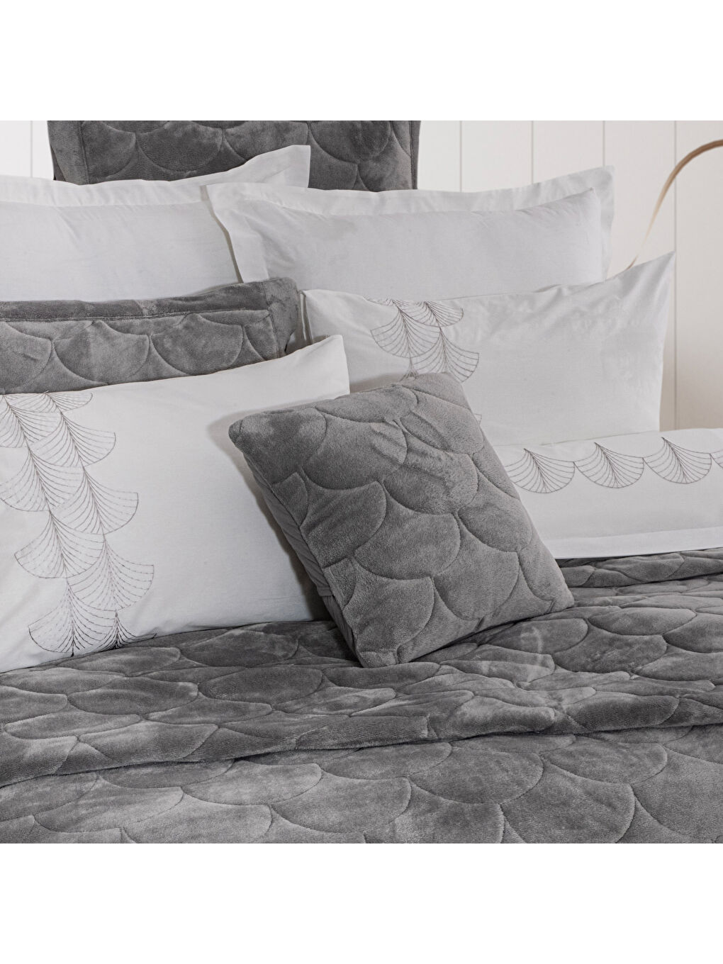 Home Otto Çeyiz Seti 11 Parça-Gri-1