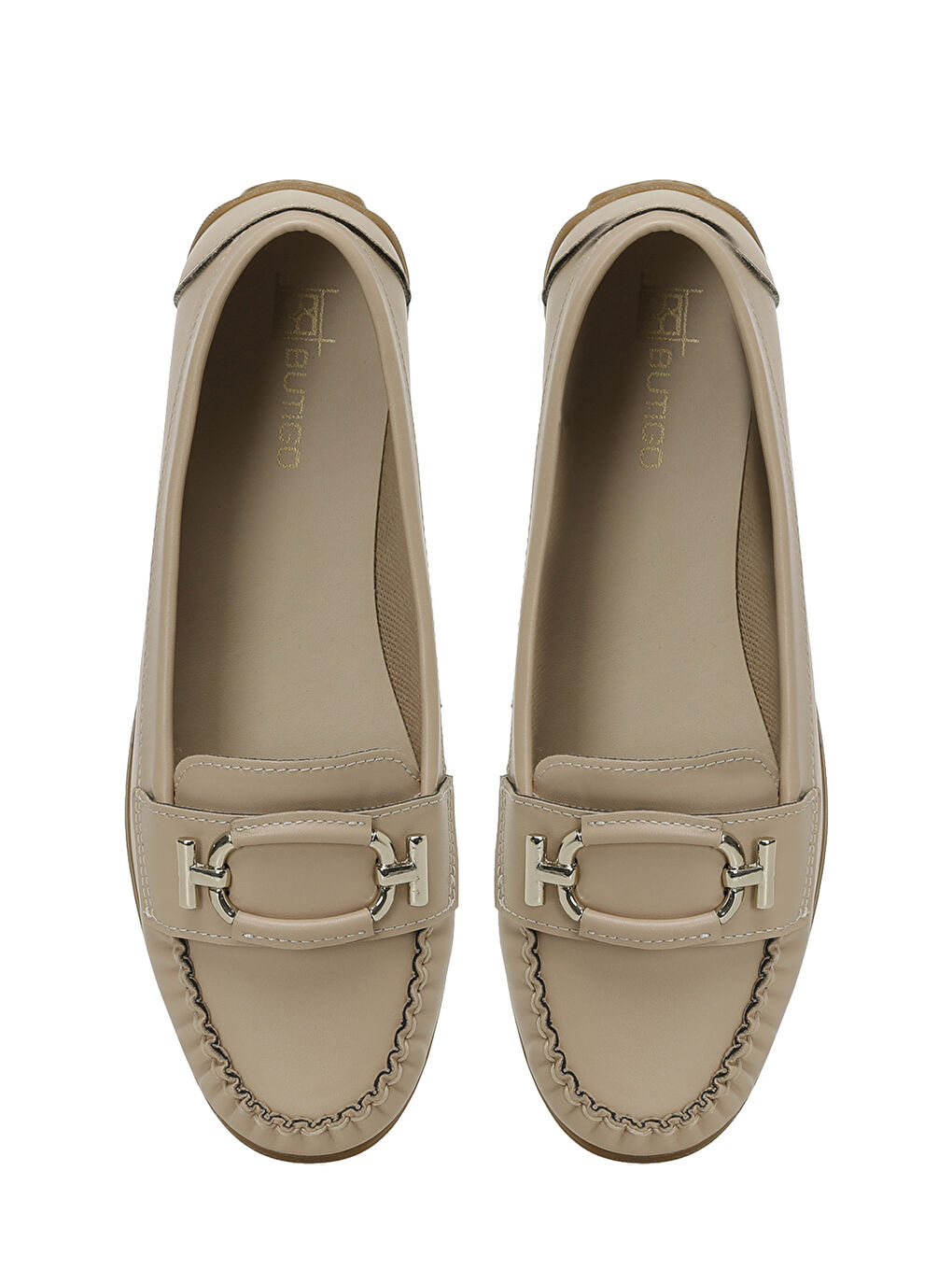 Kahverengi 25K-2205 5PR Camel Kadın Loafer-3