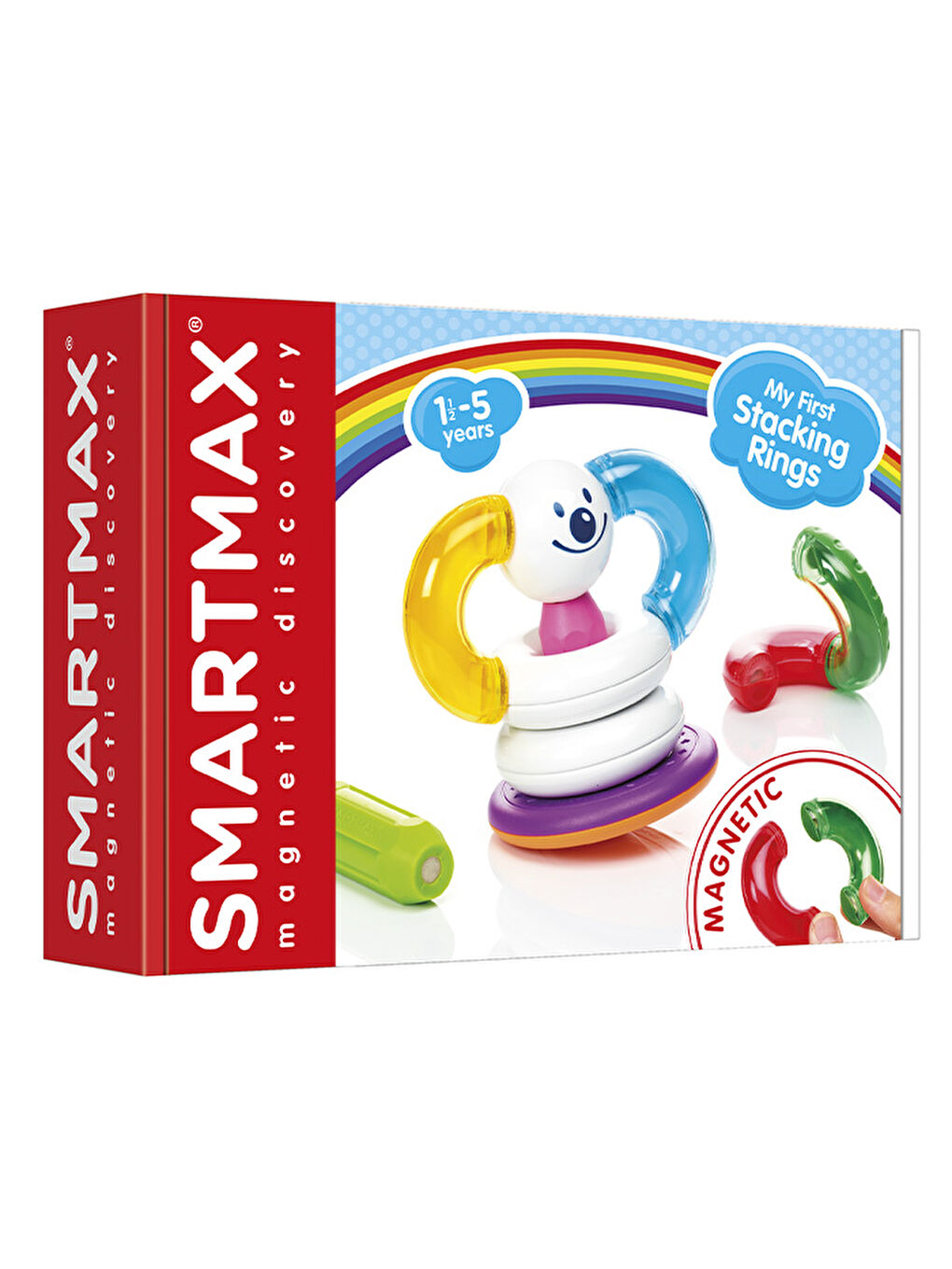 SmartGames SmartMax Mıknatıslı İlk Dizme Halkalarım - 1