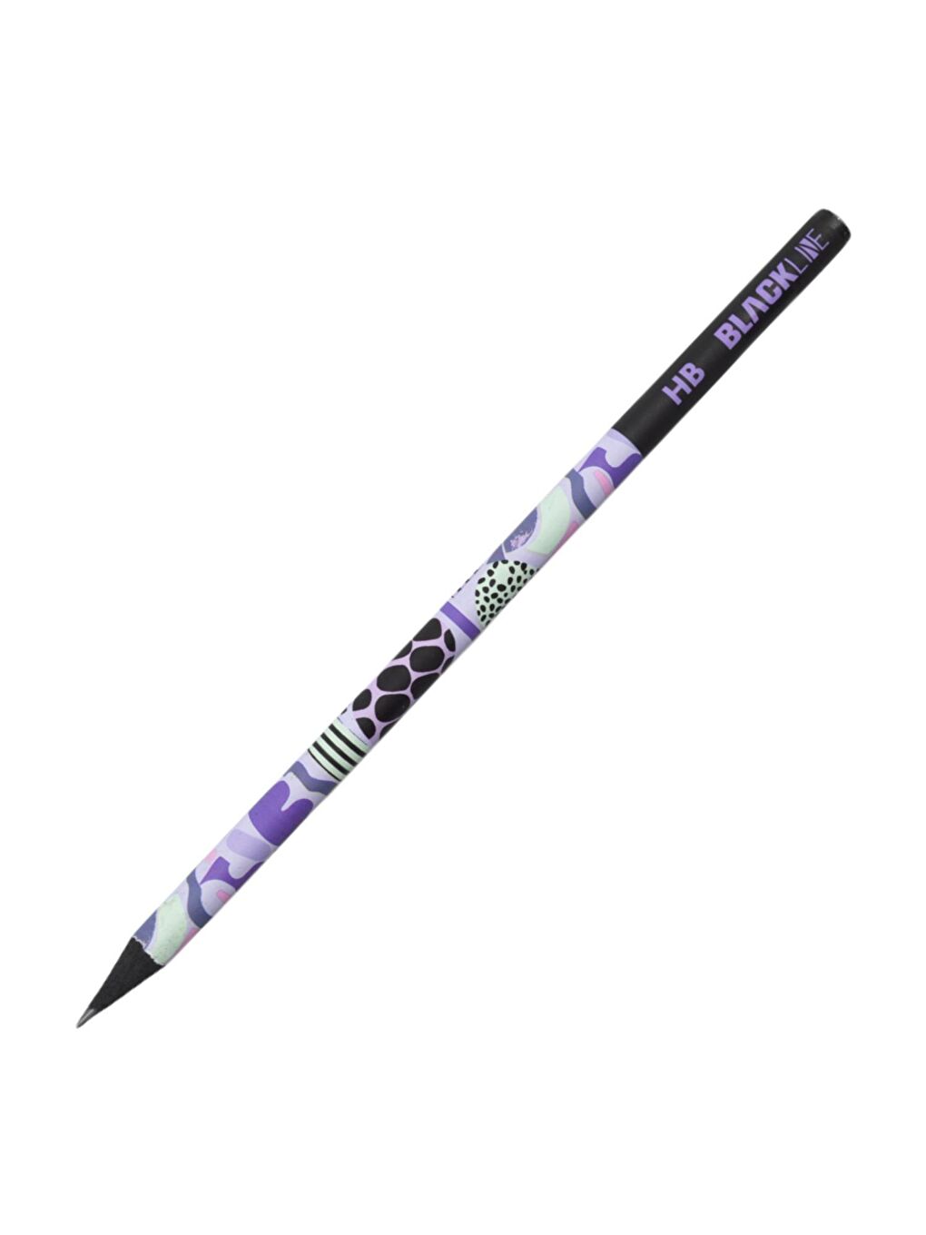 Blackline Mozaik Yuvarlak HB Kurşun Kalem 12 Adet-4