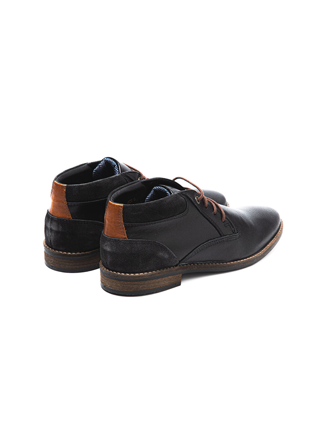 Siyah Erkek Bot 619 010 WK-John May Orkut Suede Black-3