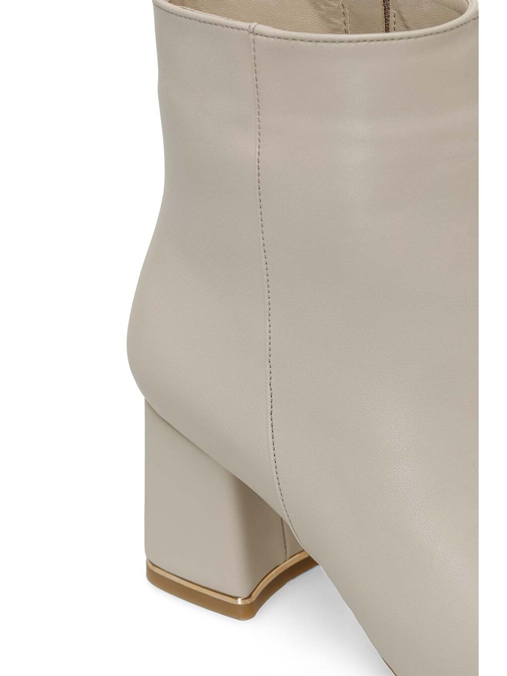 21K-256 4PR Bej Kadın Topuklu Bot-6