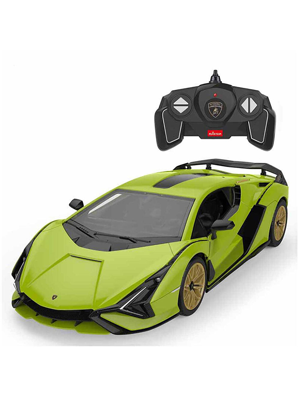 Rastar Yeşil 1:18 Lamborghini Sian FKP 37 Uzaktan Kumandalı Model Araç Montaj Kiti S00031930 - 2