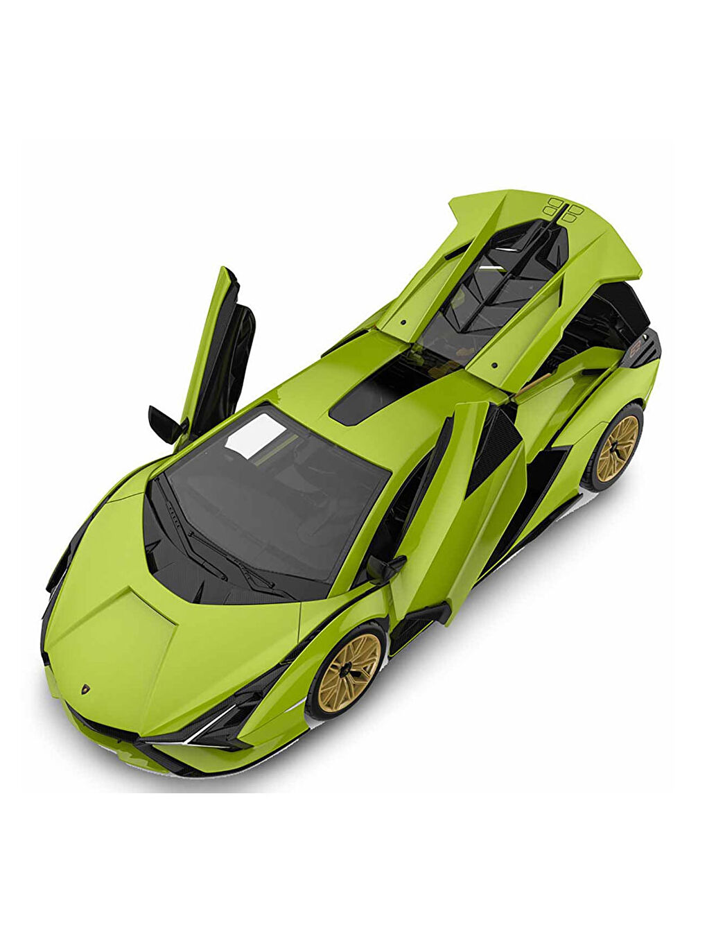 Rastar Yeşil 1:18 Lamborghini Sian FKP 37 Uzaktan Kumandalı Model Araç Montaj Kiti S00031930 - 3