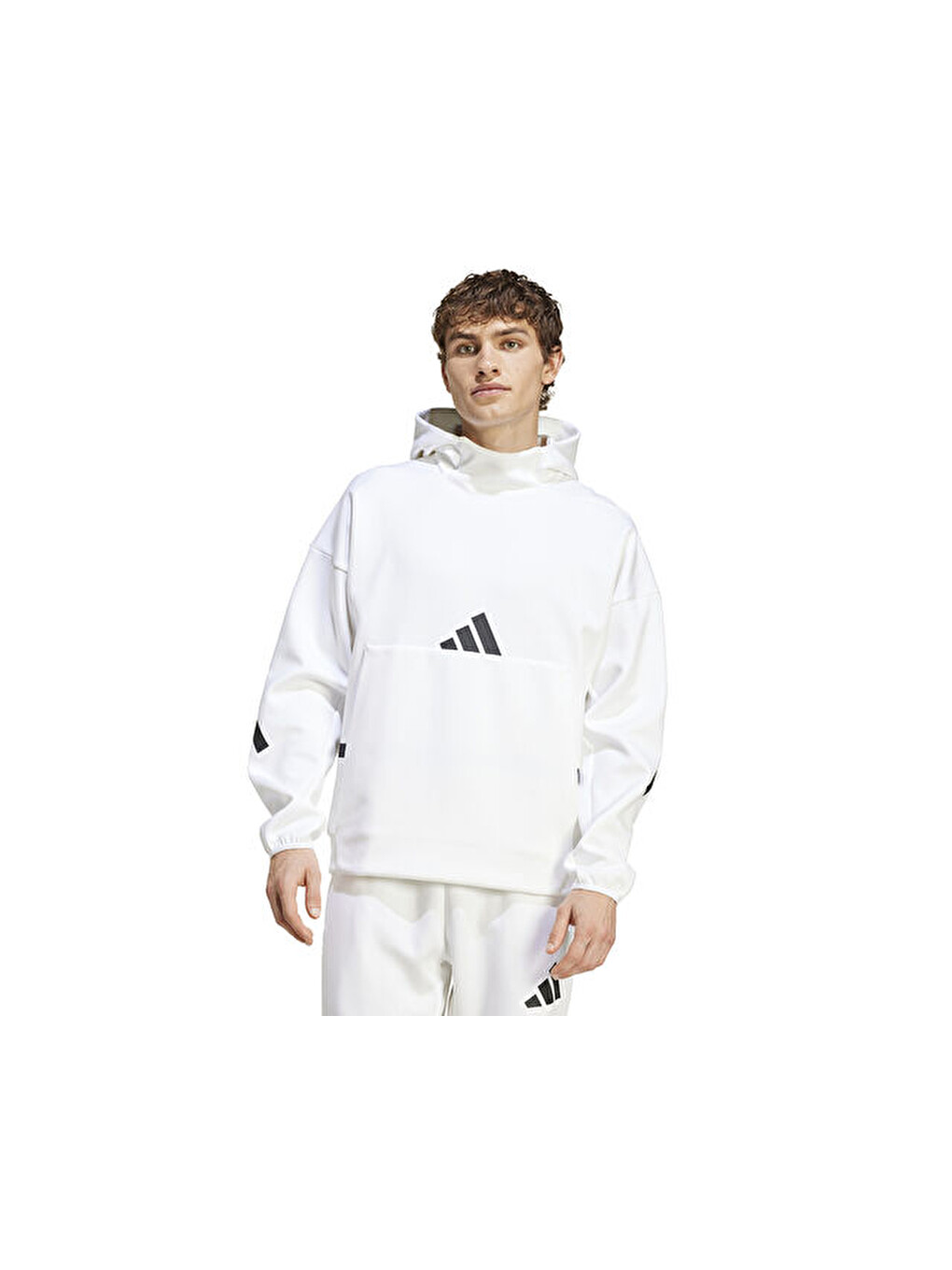 M Z.n.e. Hd Erkek Günlük Sweatshirts Jf2454 Beyaz