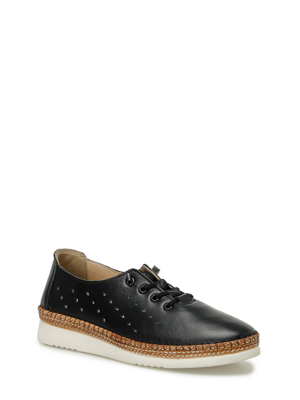 104039.Z5FX Siyah Kadın Düz Ayakkabı-1