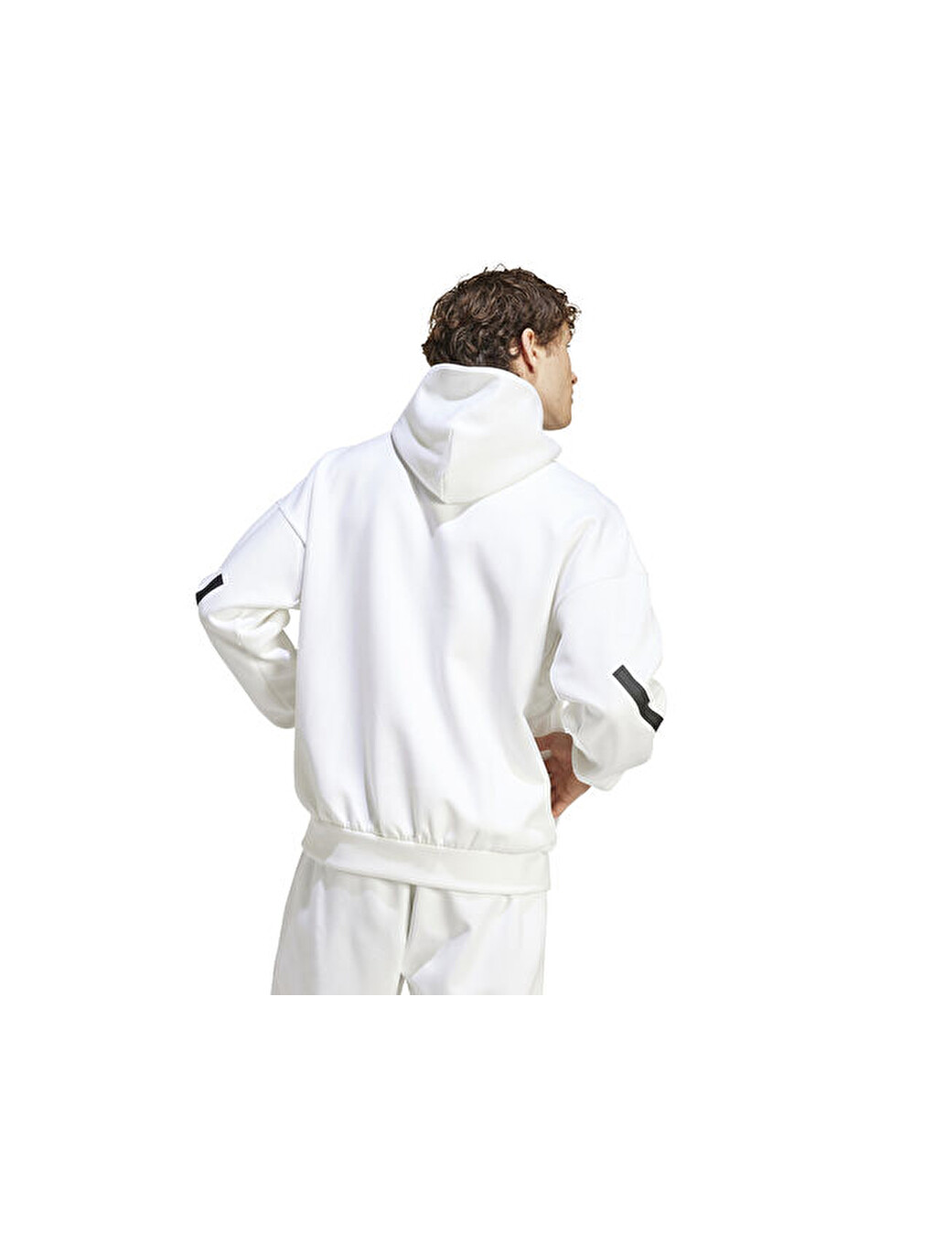 M Z.n.e. Hd Erkek Günlük Sweatshirts Jf2454 Beyaz-2