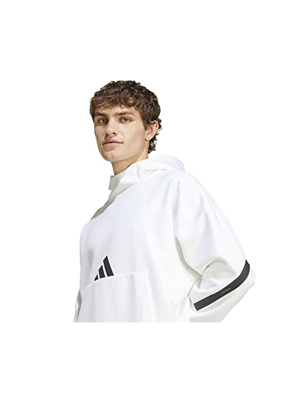 M Z.n.e. Hd Erkek Günlük Sweatshirts Jf2454 Beyaz-3