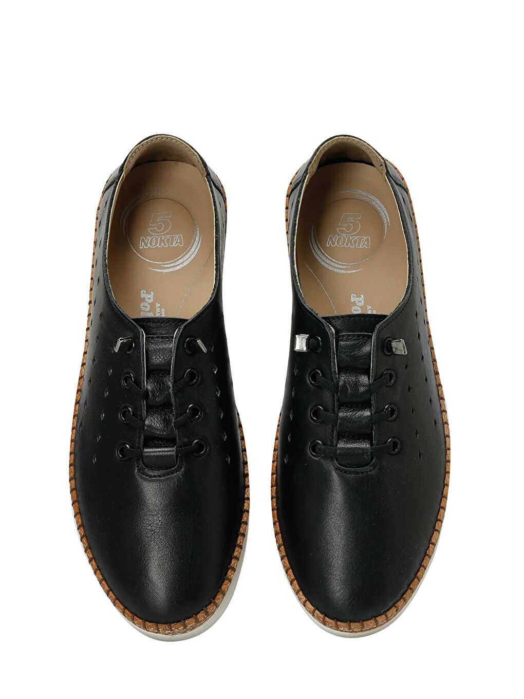 104039.Z5FX Siyah Kadın Düz Ayakkabı-3