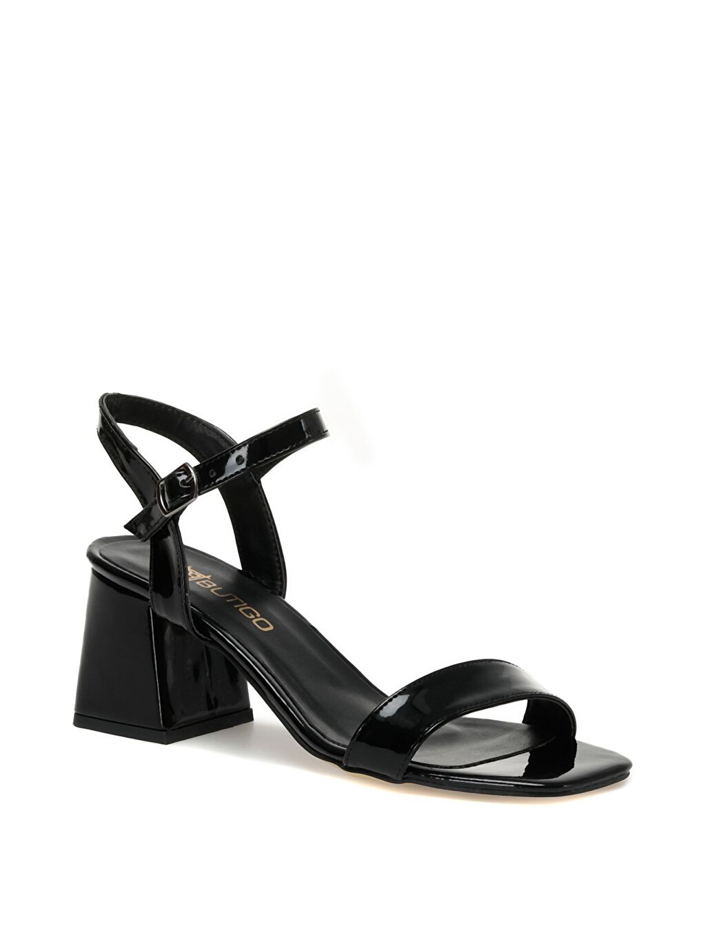 KRISY 3FX Siyah Kadın Topuklu Sandalet-1