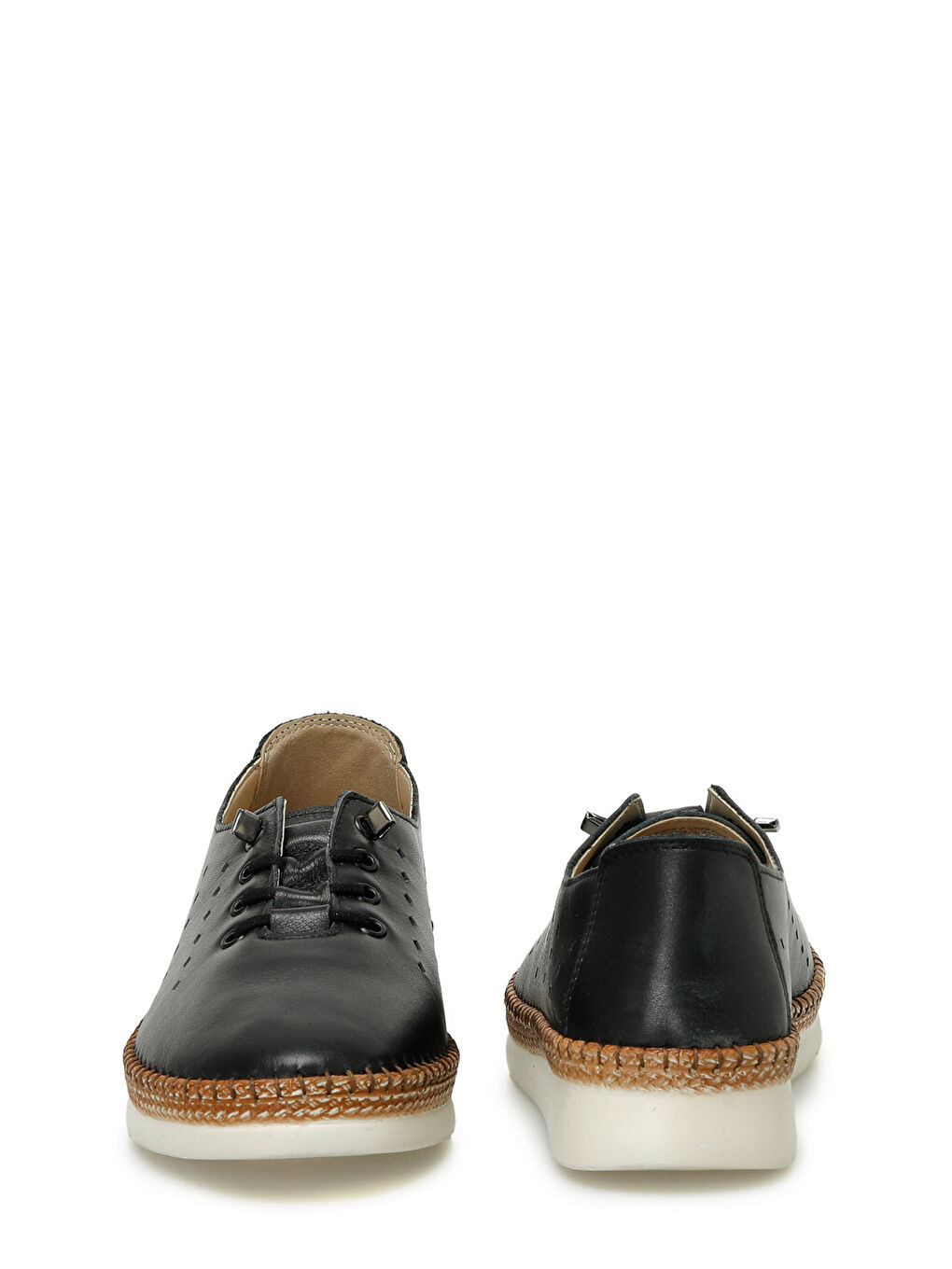 104039.Z5FX Siyah Kadın Düz Ayakkabı-4