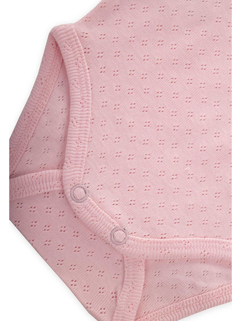 Pembe Kız Çocuk Çıtçıtlı Body-2