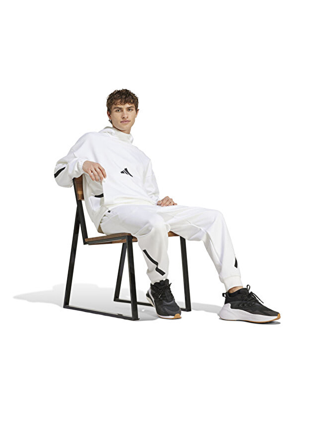 M Z.n.e. Hd Erkek Günlük Sweatshirts Jf2454 Beyaz-7