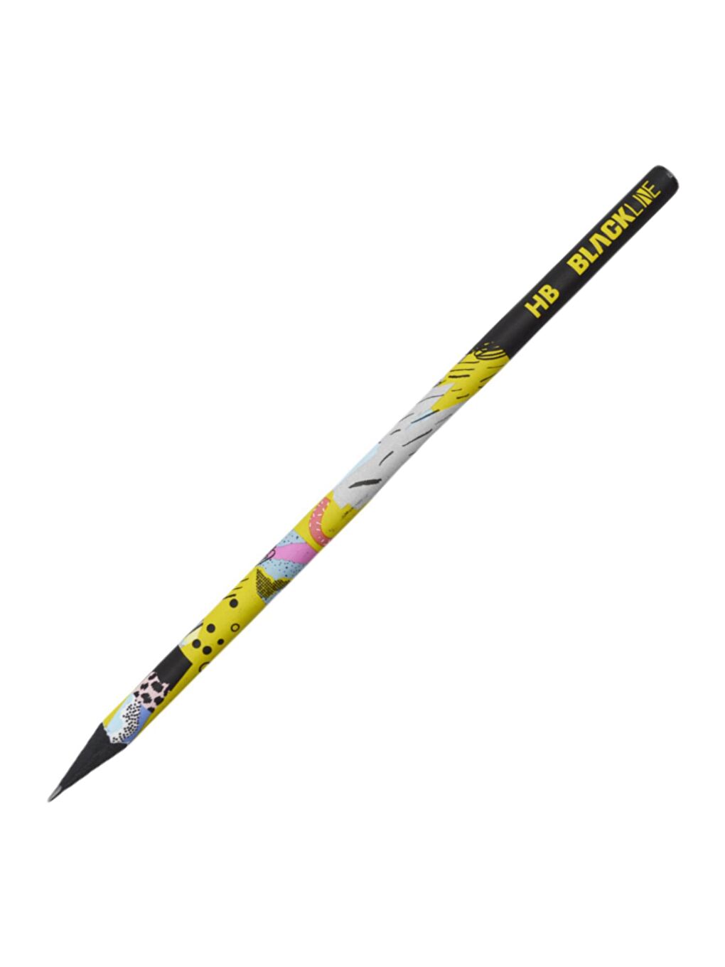 Blackline Mozaik Yuvarlak HB Kurşun Kalem 1 Adet-2