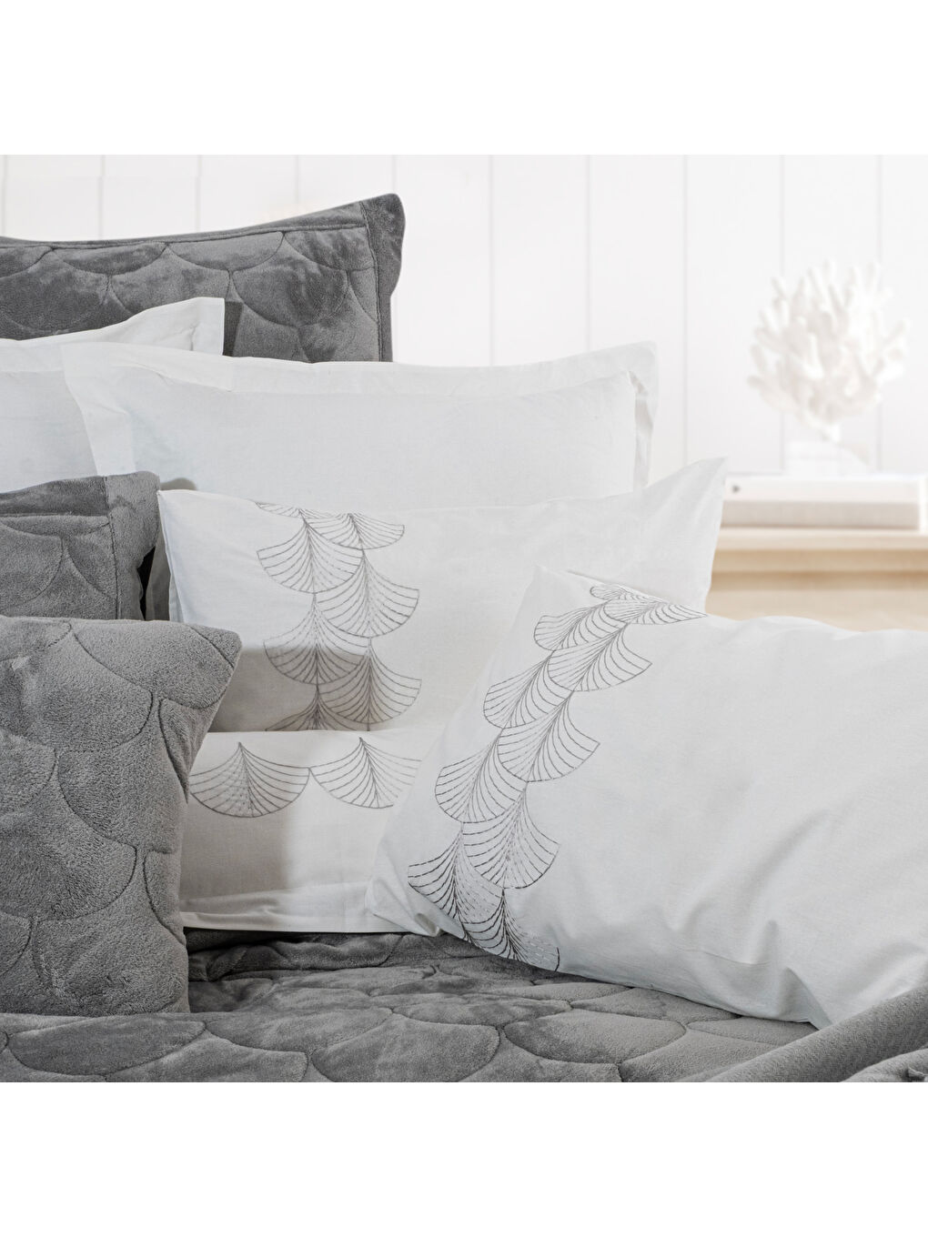 Home Otto Çeyiz Seti 11 Parça-Gri-6