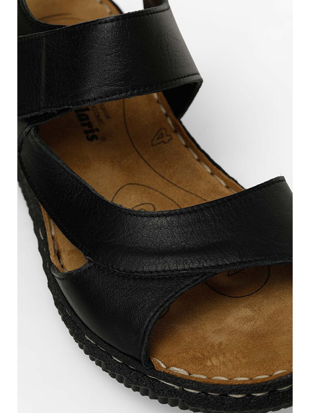 105119.Z4FX Siyah Kadın Comfort Sandalet-6
