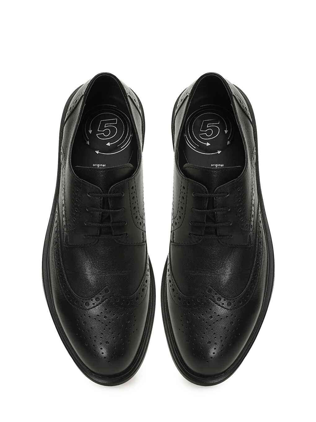 109004.M 5PR Siyah Erkek Ayakkabı-3