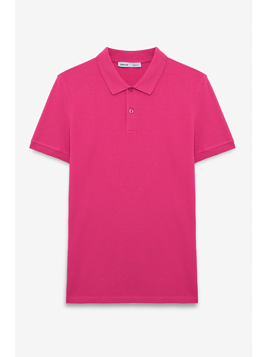 Fuşya SKYLOOM Erkek %100 Pamuk Kısa Kollu Regular Fit FUŞYA Polo Yaka T-shirt