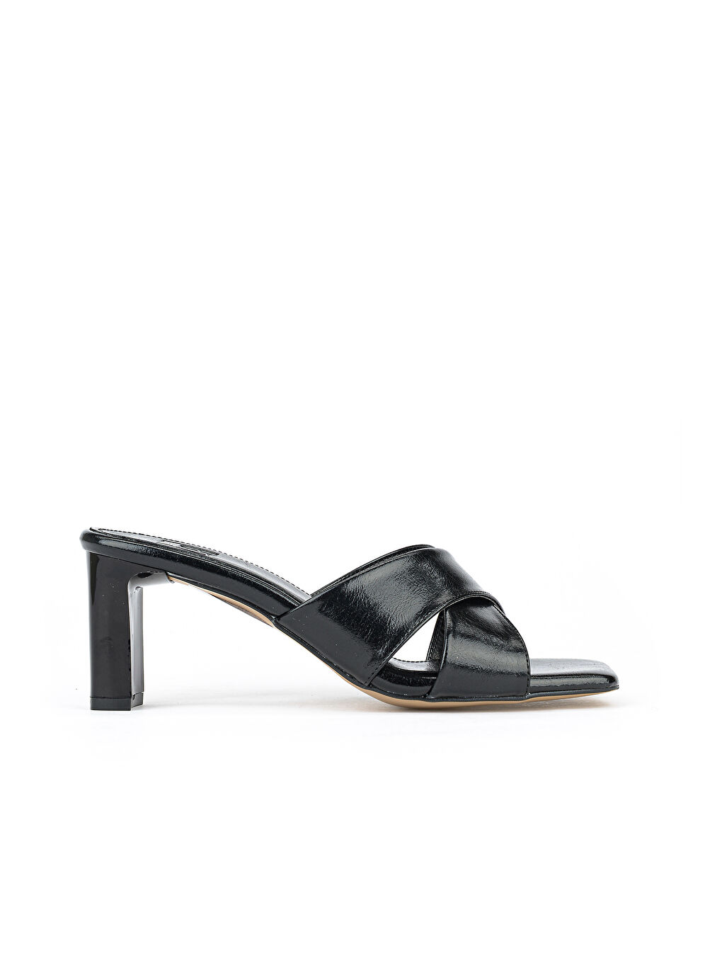 Kadın Topuklu Terlik 161996Z610 Siyah