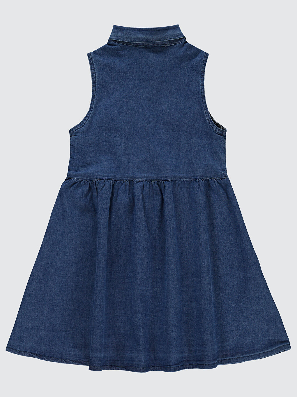 Girls Kız Çocuk Elbise 6-9 Yaş Mavi-1