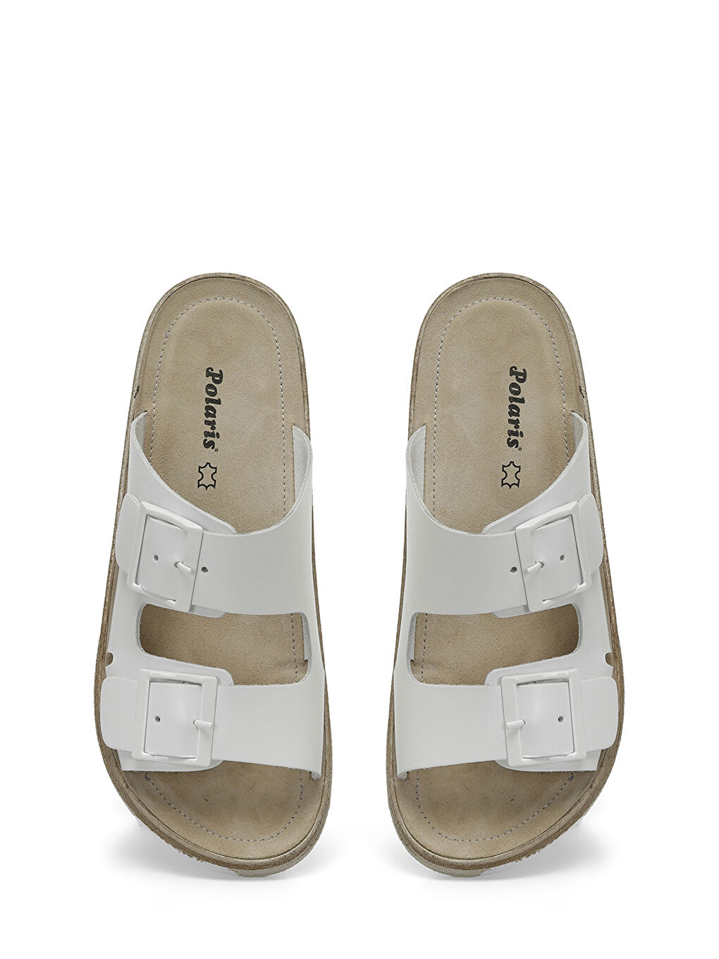 166247.CZ4FX Beyaz Kadın Terlik-3