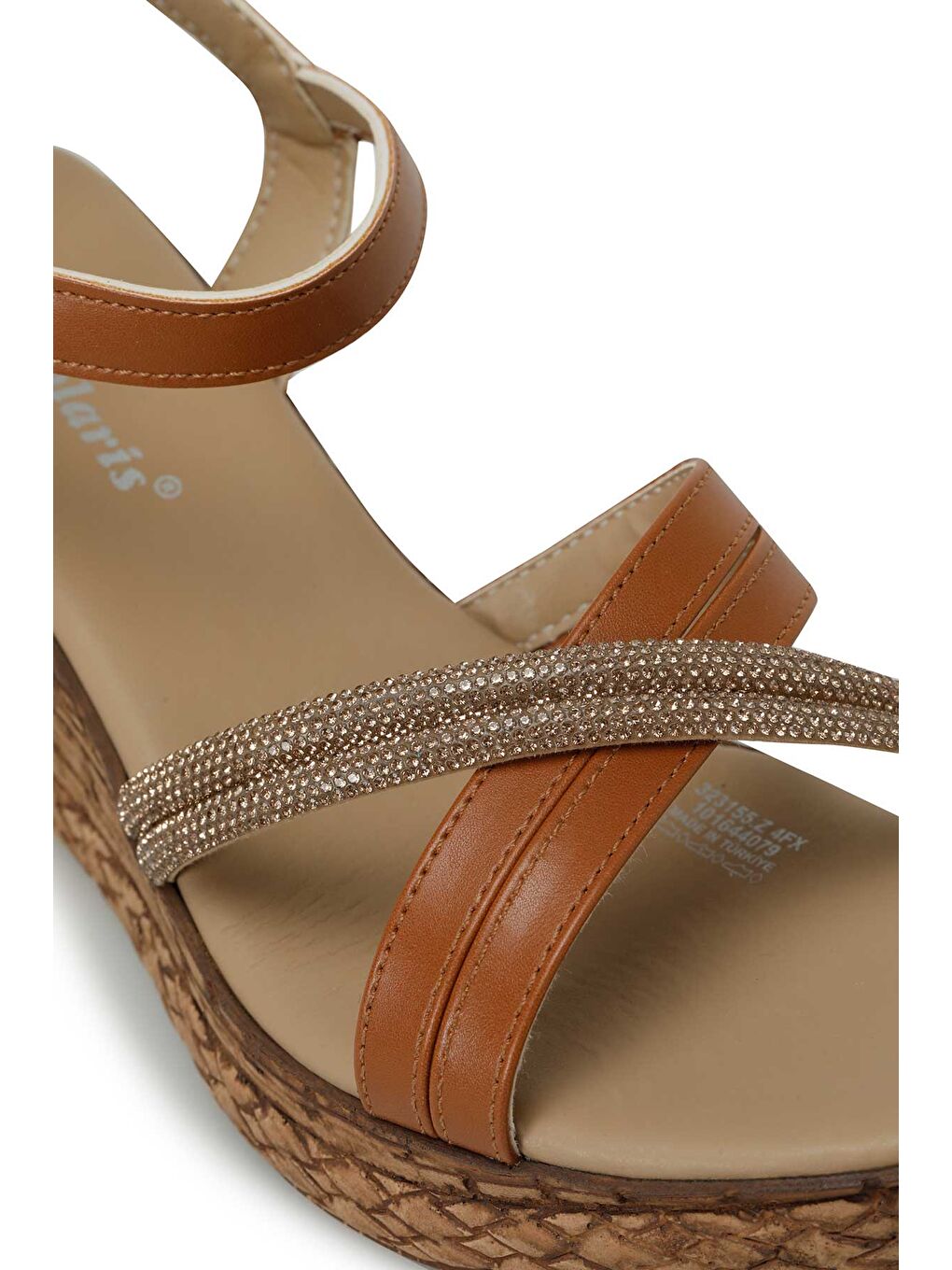 Kahverengi 323155.Z 4FX Taba Kadın Dolgu Topuk Sandalet-6
