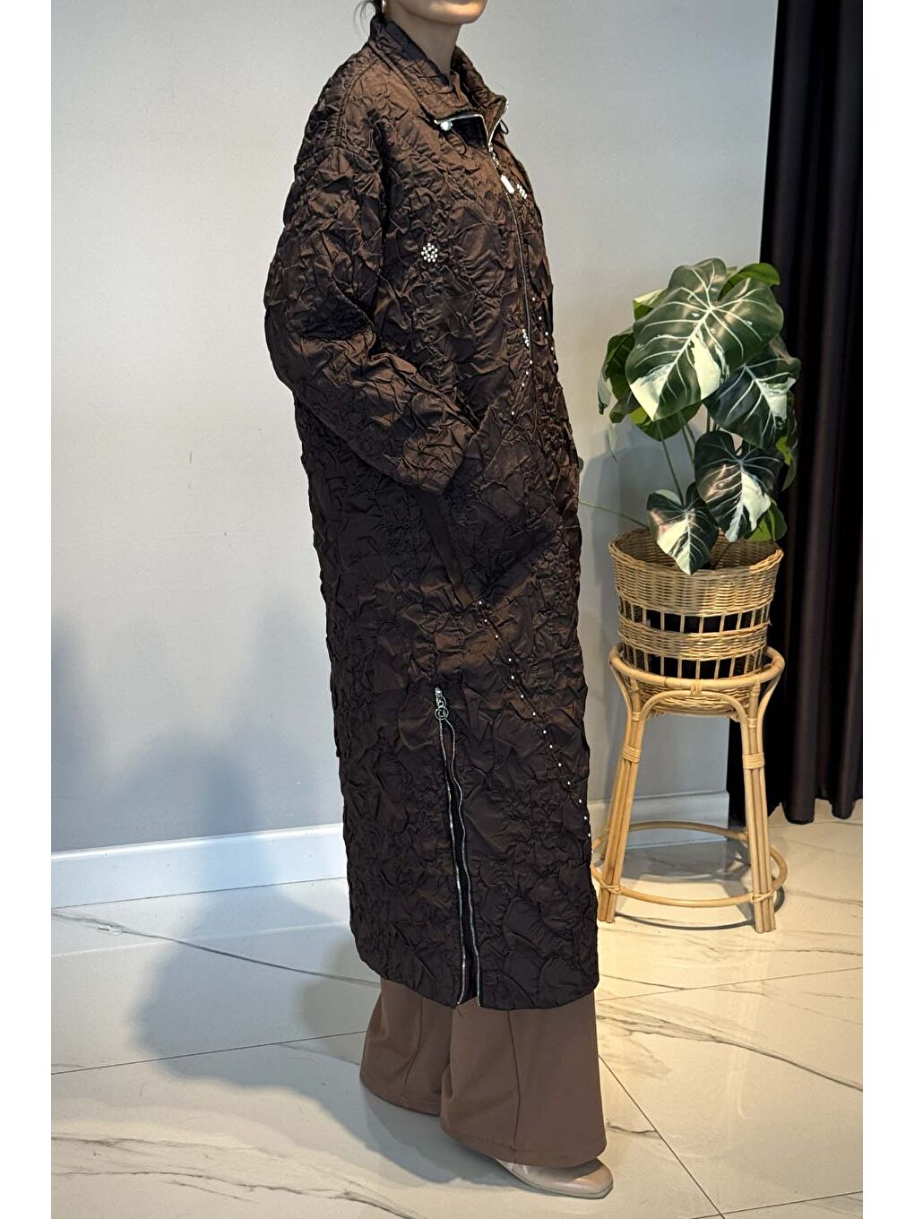 Torba Cepli Star Kap Ceket 6895 Kahverengi-1