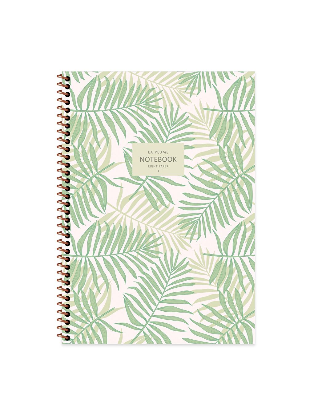 Keskin Color Yeşil A4 Çizgili Defter La Plume Leaves - Yeşil