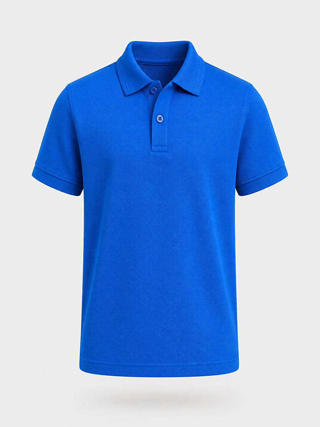 Mavi Kids Polo Yaka Basic Kısa Kollu Unisex Çocuk Tişört-3