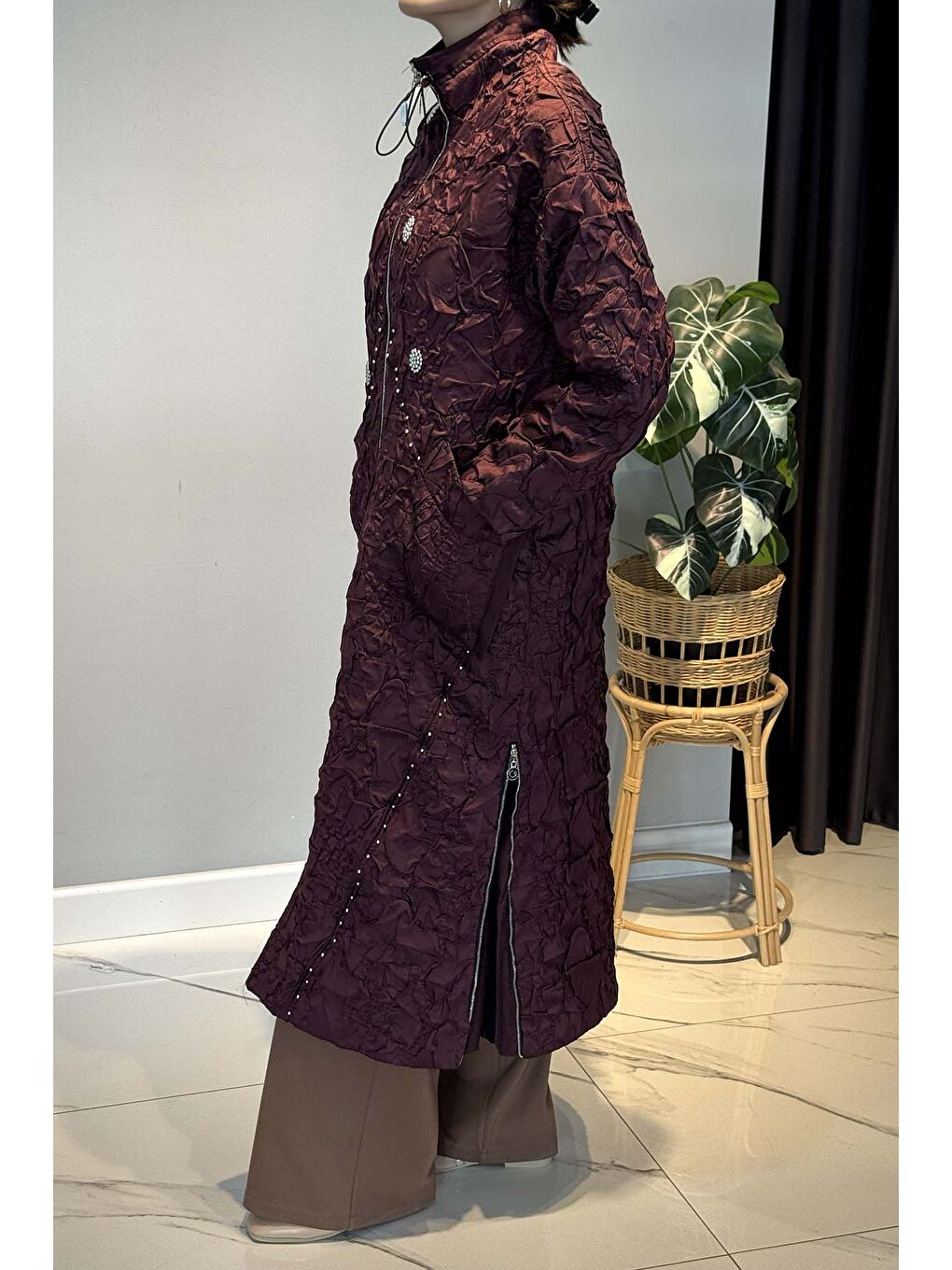 Torba Cepli Star Kap Ceket 6895 Bordo-1