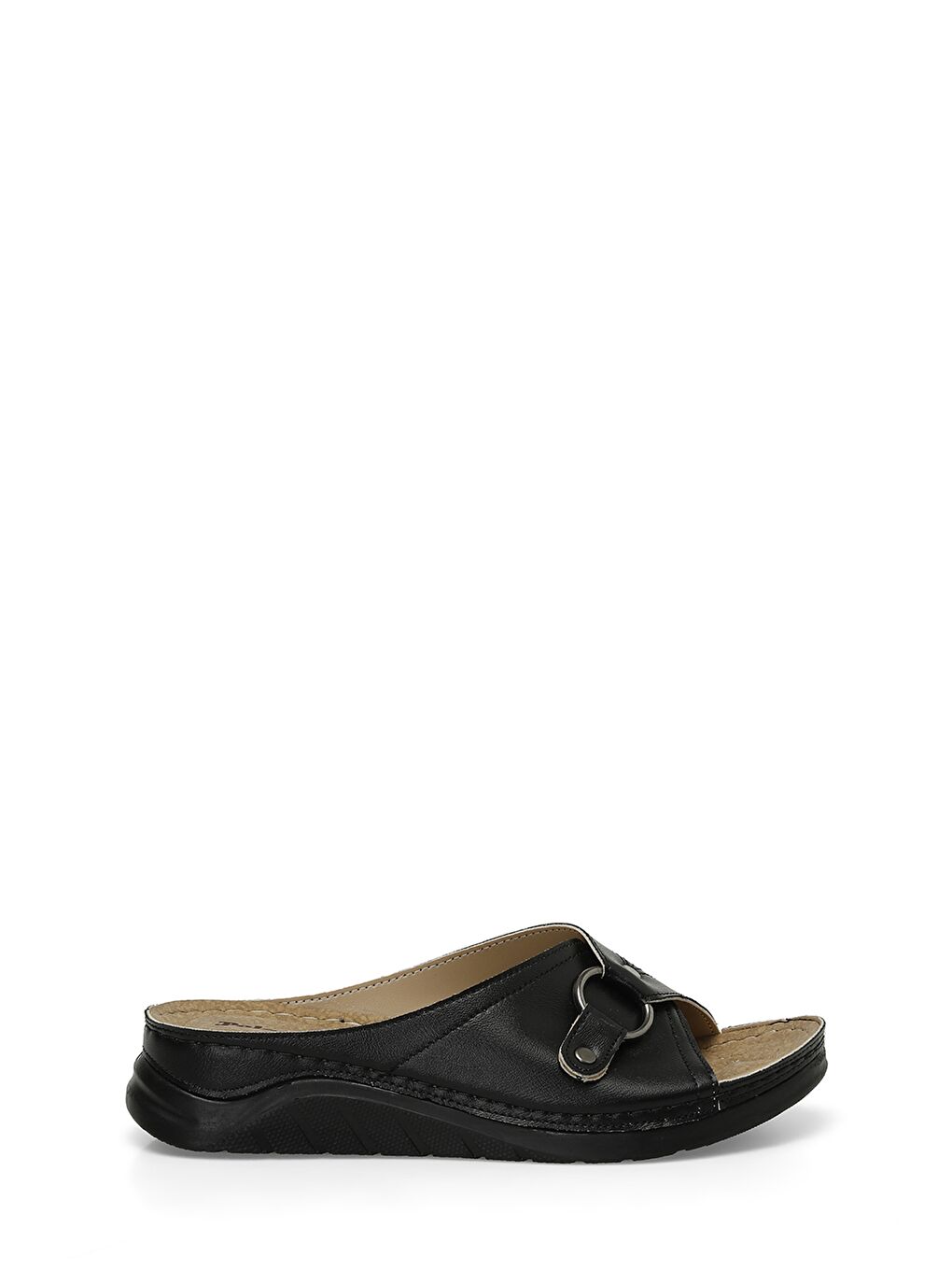 405003.Z4FX Siyah Kadın Dolgu Topuk Terlik