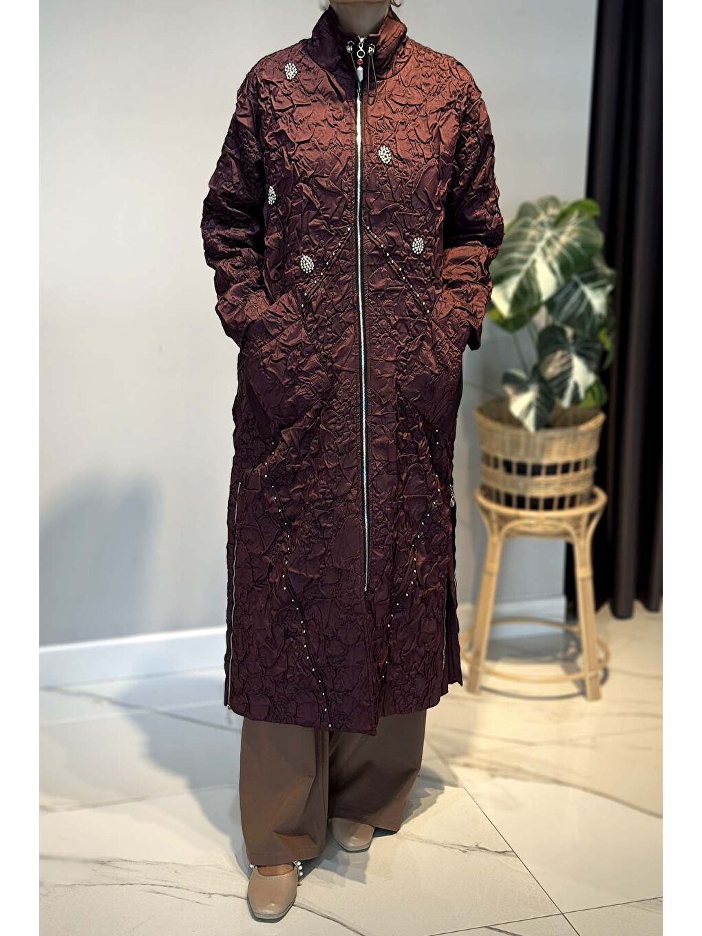 Torba Cepli Star Kap Ceket 6895 Bordo-3