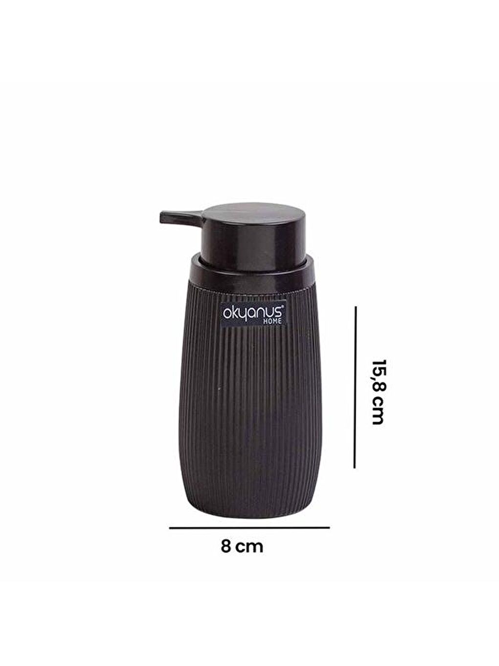 Karışık Çizgili Yuvarlak Sıvı Sabunluk - Asorti-4