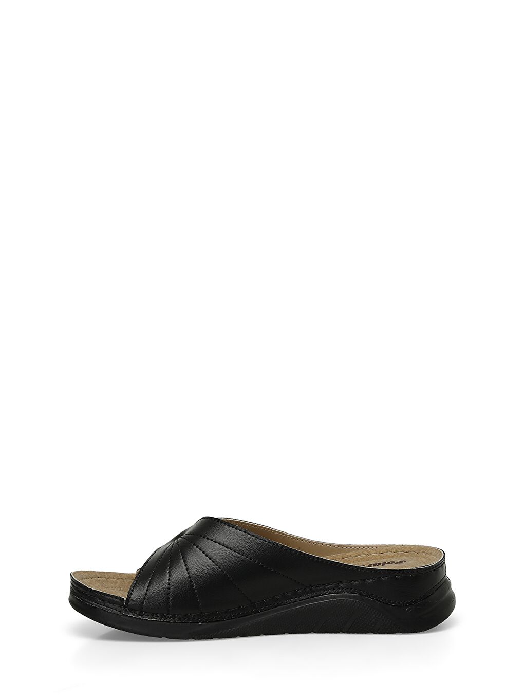 405003.Z4FX Siyah Kadın Dolgu Topuk Terlik-2